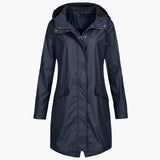 Bridget | Longline Hooded Raincoat