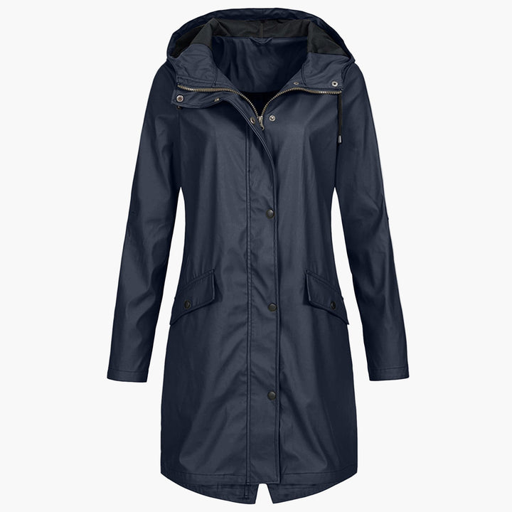 Bridget | Longline Hooded Raincoat