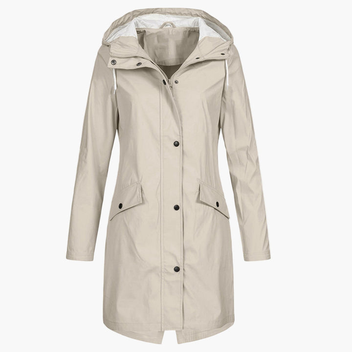 Bridget | Longline Hooded Raincoat