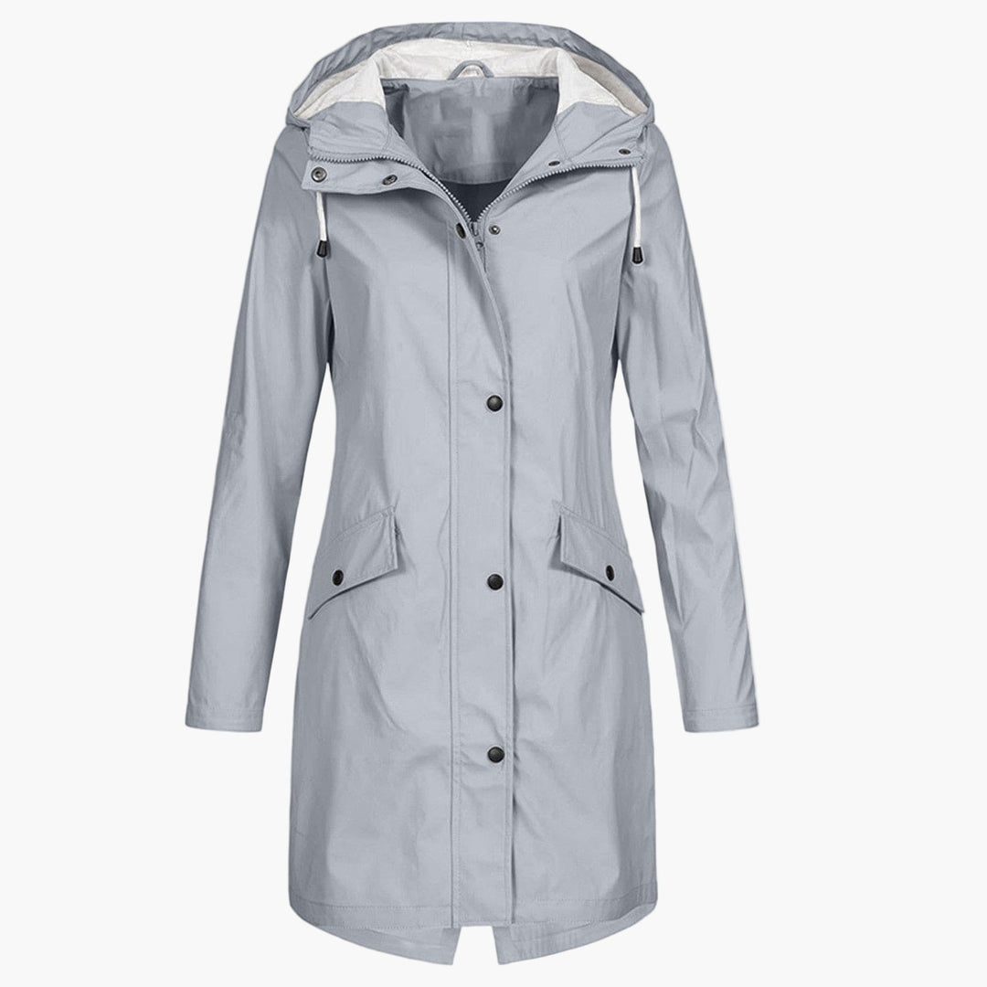 Bridget | Longline Hooded Raincoat