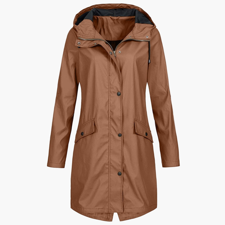 Bridget | Longline Hooded Raincoat