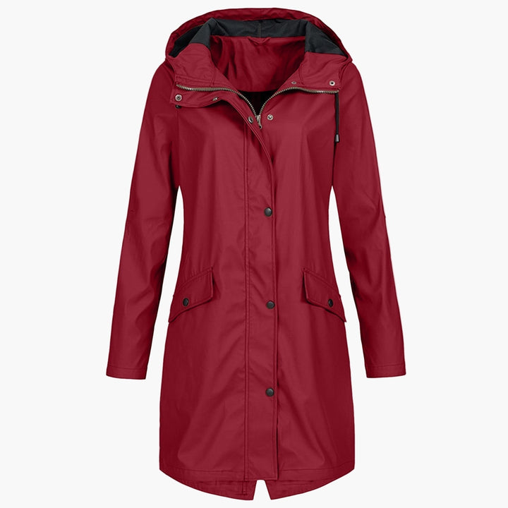 Bridget | Longline Hooded Raincoat