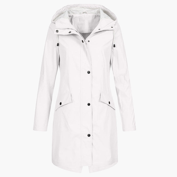 Bridget | Longline Hooded Raincoat