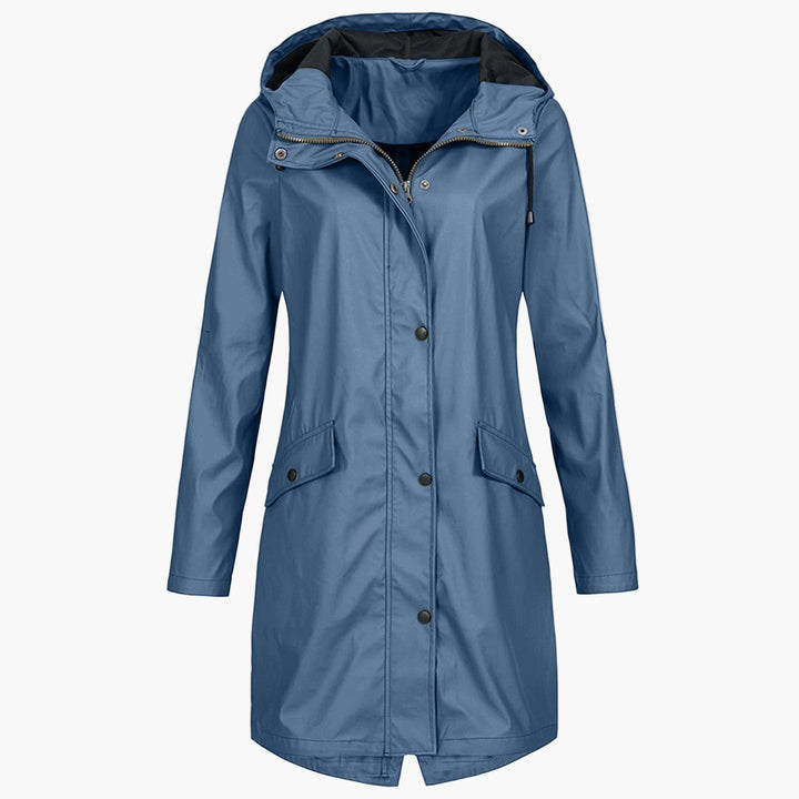 Bridget | Longline Hooded Raincoat