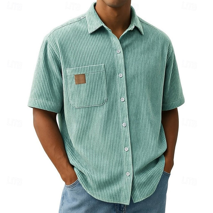 Rhys | Textured Short-Sleeve Shirt