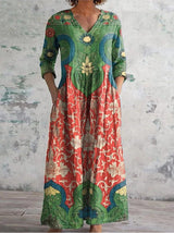 Eleanor | Vintage Floral Maxi Dress