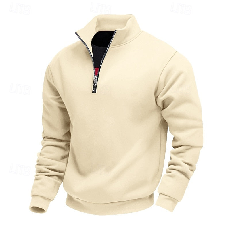 Sebastian | Refined Quarter-Zip Sweatshirt
