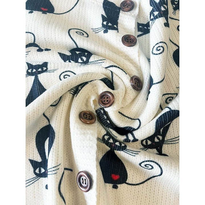 Felicia | Floral Button-Front Cardigan