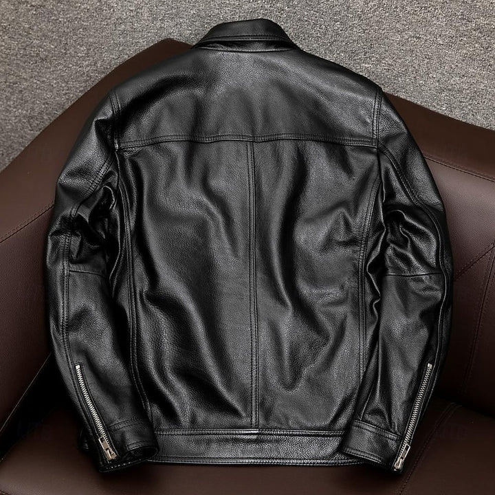 Flynn | Classic Zip-Up Biker Jacket