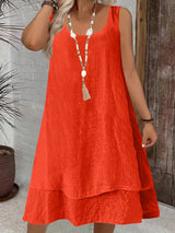 Adriana | Flowing Layered Beach Dress