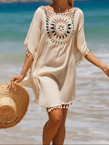 Marguerite | Crochet-Detail Beach Cover-Up