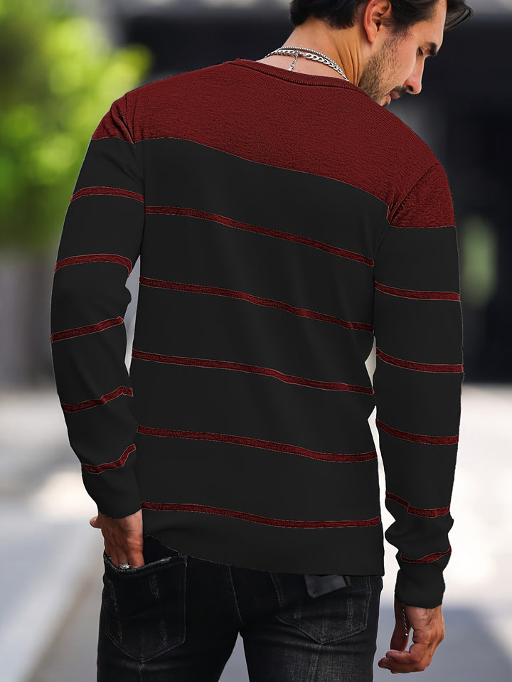 Bennington | Classic Striped Crew Neck Sweater
