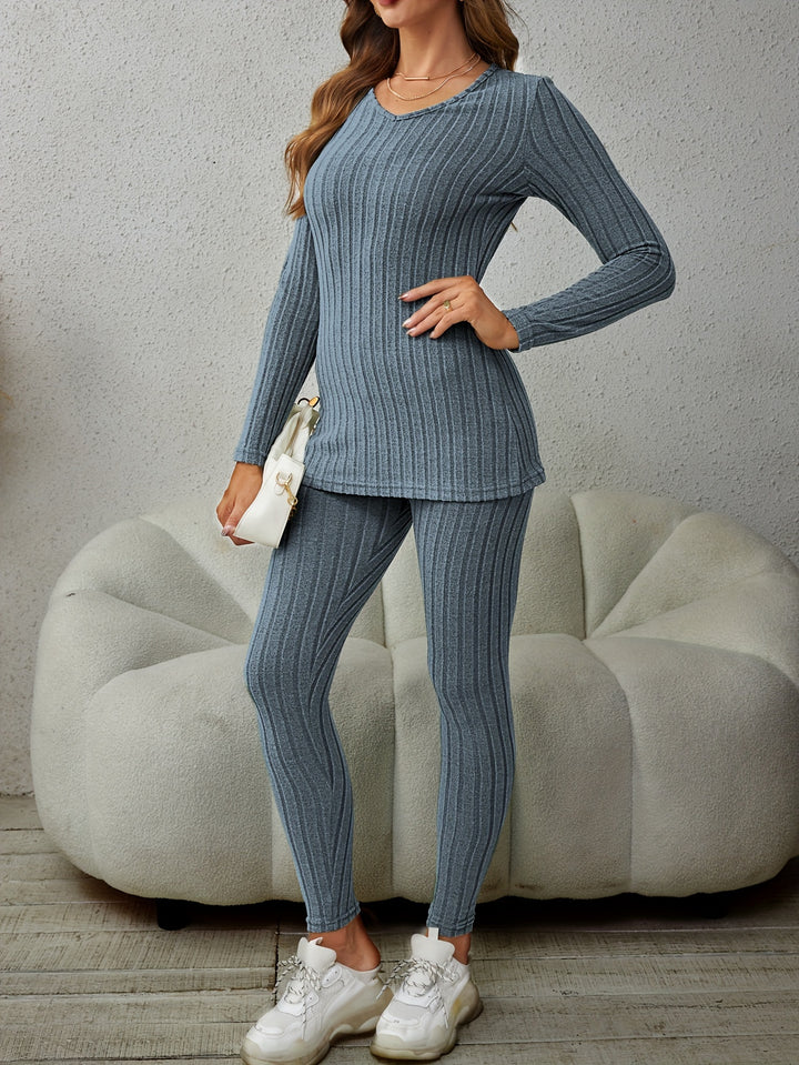 Tabitha | Ribbed Loose-Fit Two-Piece Set