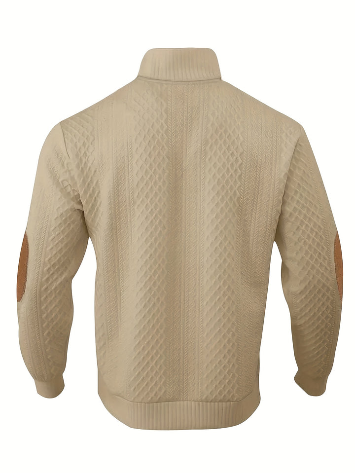 Ellis | Textured Stand-Collar Sweater