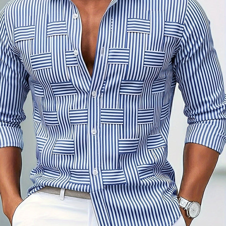 Weston | Refined Striped Long Sleeve Shirt