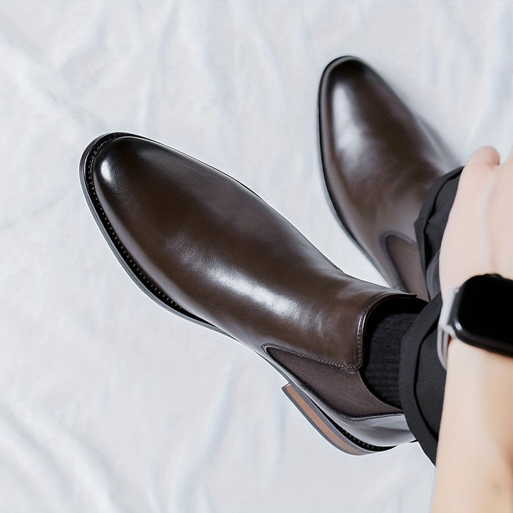 Camden | Refined Pointed-Toe Chelsea Boots