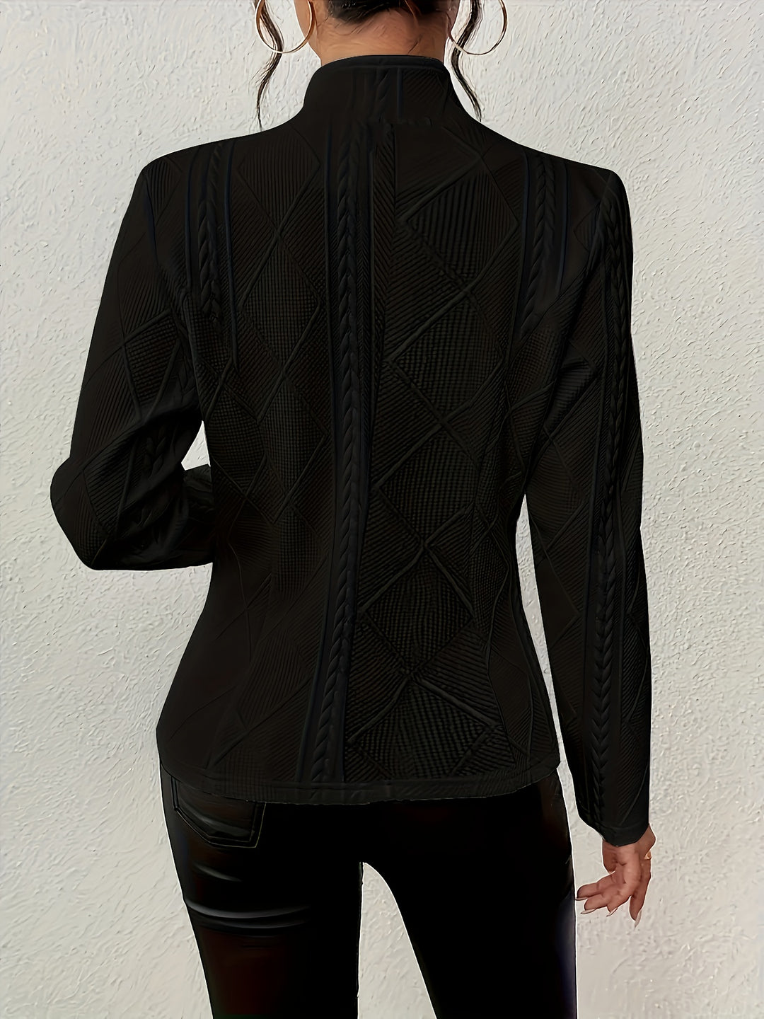 Paige | Textured Button-Up Jacket