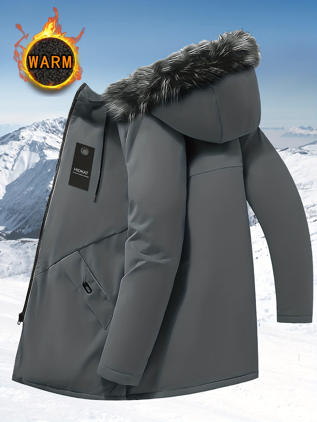 Elias | Hooded Mid-Length Winter Parka