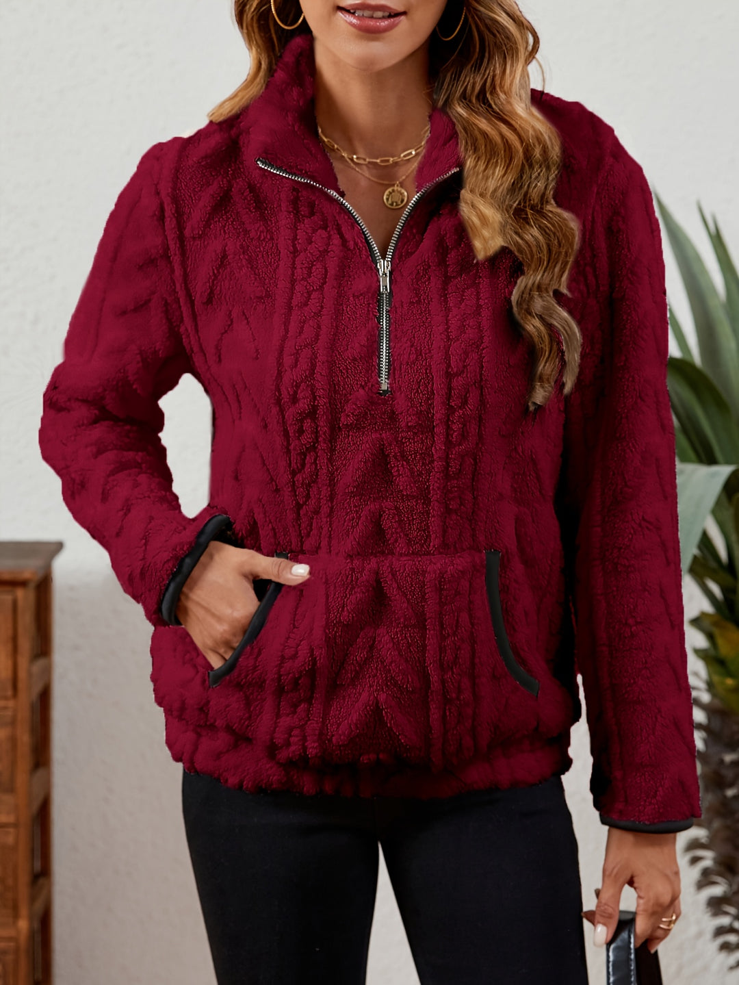 Regina | Cozy Half-Zip Pullover
