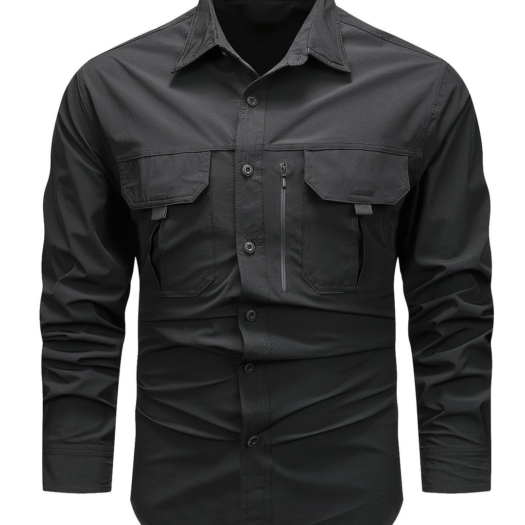 Damon | Rugged Multi-Pocket Utility Shirt