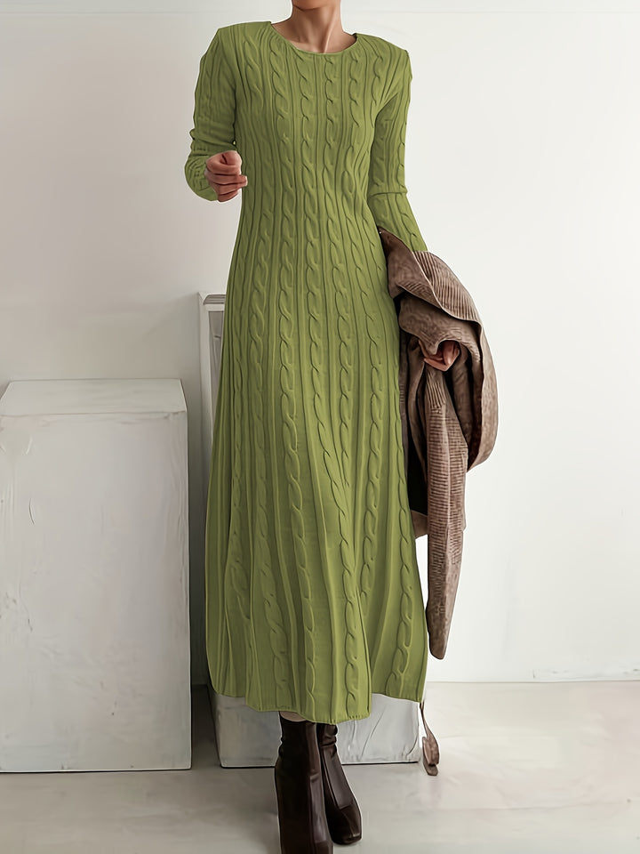 Gemma | Textured Knit Maxi Dress