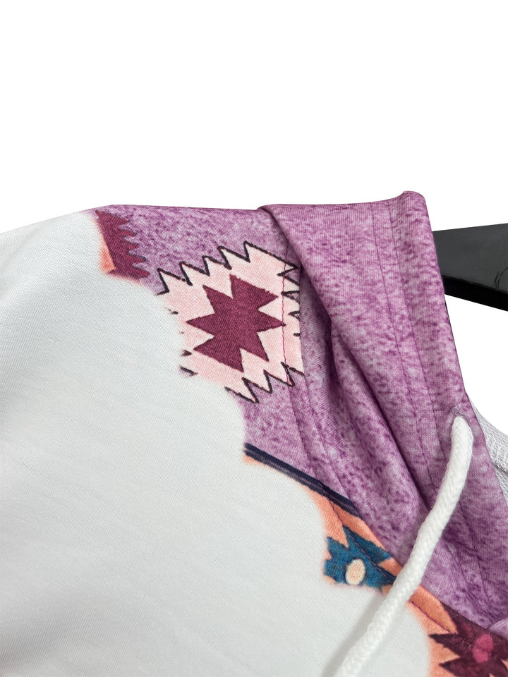 Heather | Western-Inspired Print Hoodie