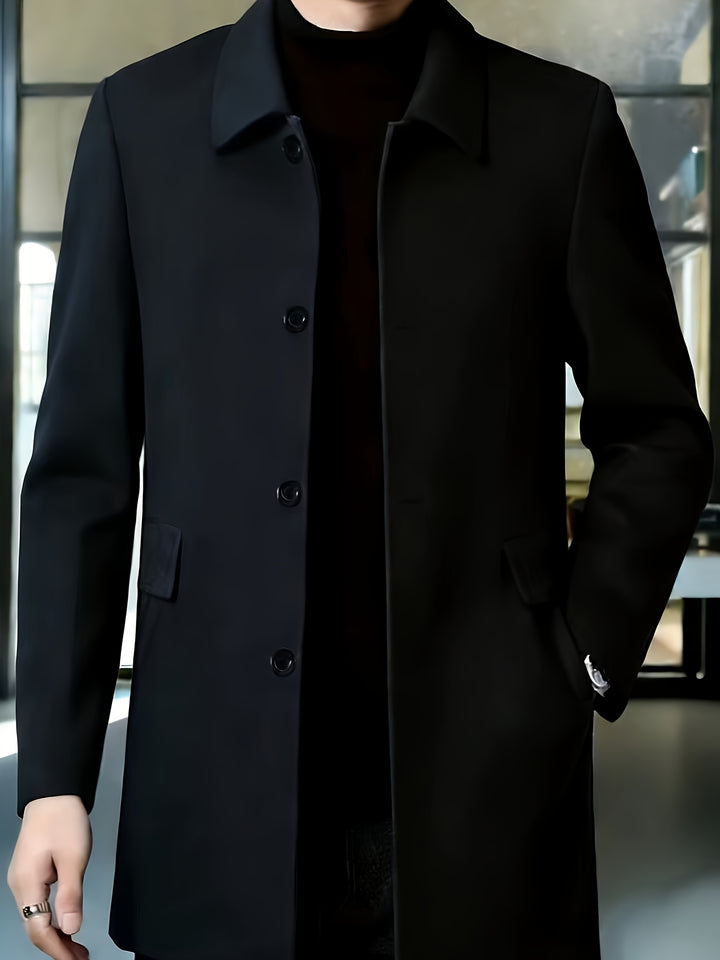 Anthony | Refined Single-Breasted Coat
