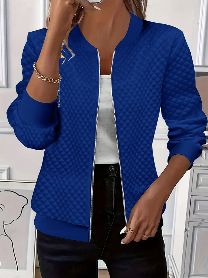 Annette | Textured Zip-Front Jacket