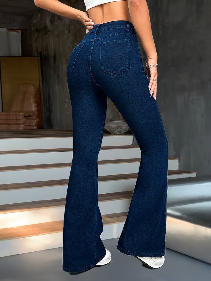 Savannah | High-Waisted Flared Trousers