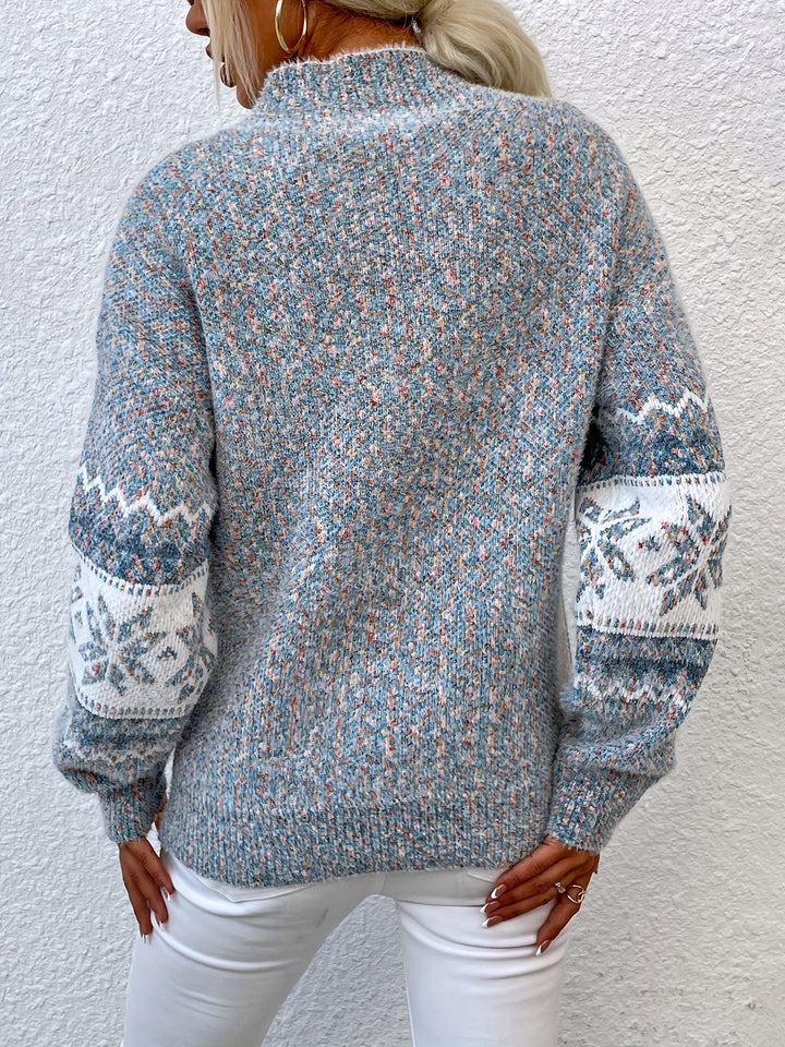 Heidi | Cozy Christmas Snowflake Sweater