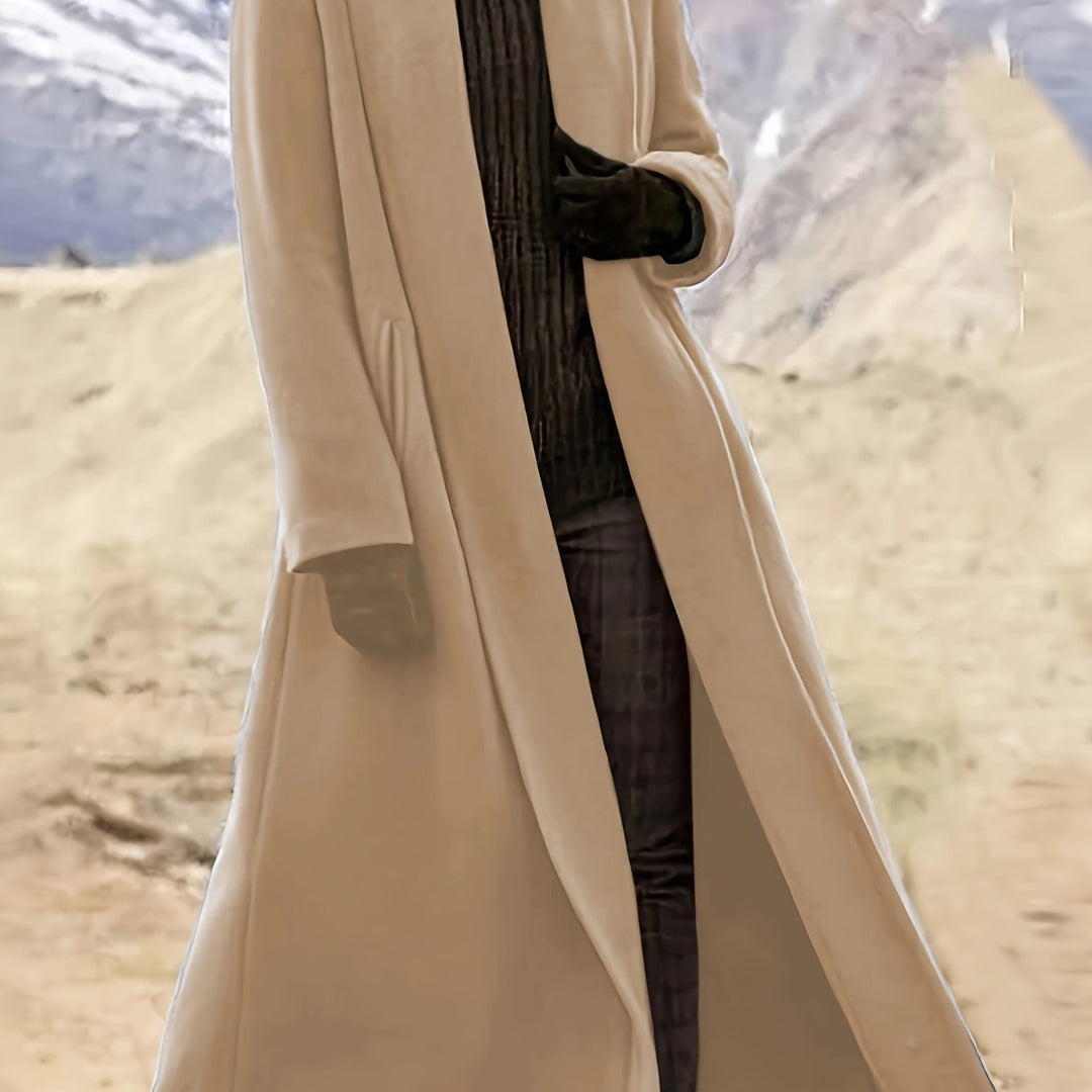 Tabitha | Floor-Length Draped Coat