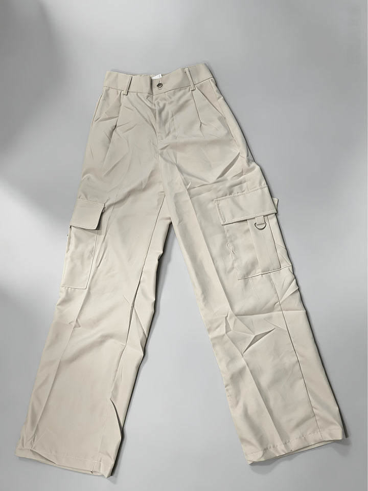 Ingrid | High-Waisted Cargo Trousers