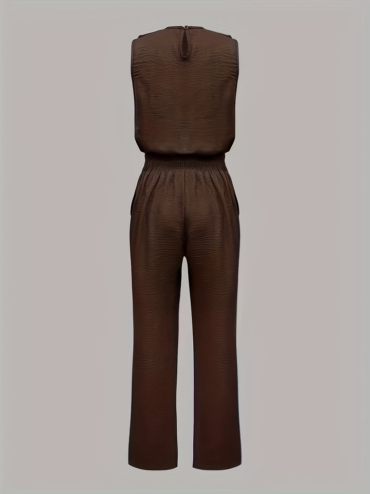 Rosanne | Refined Sleeveless Two-Piece Set