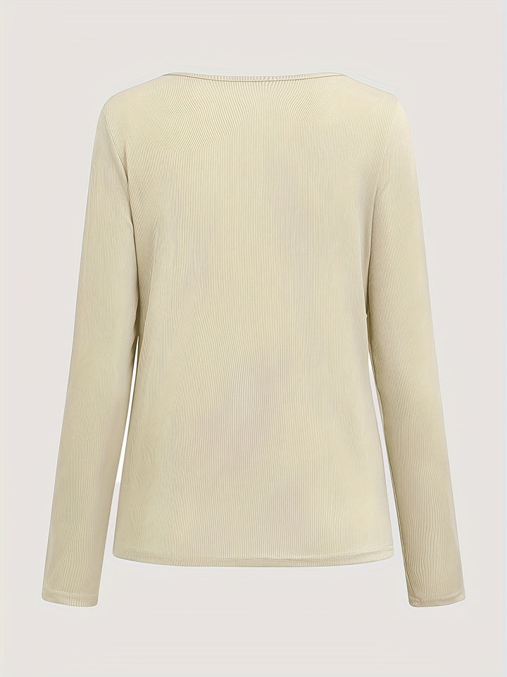 Blythe | Ribbed Zip-Front Top