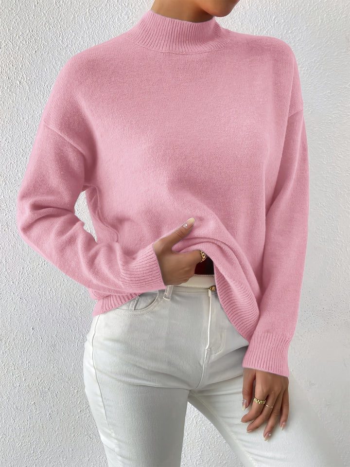 Annika | Refined Mock Neck Sweater