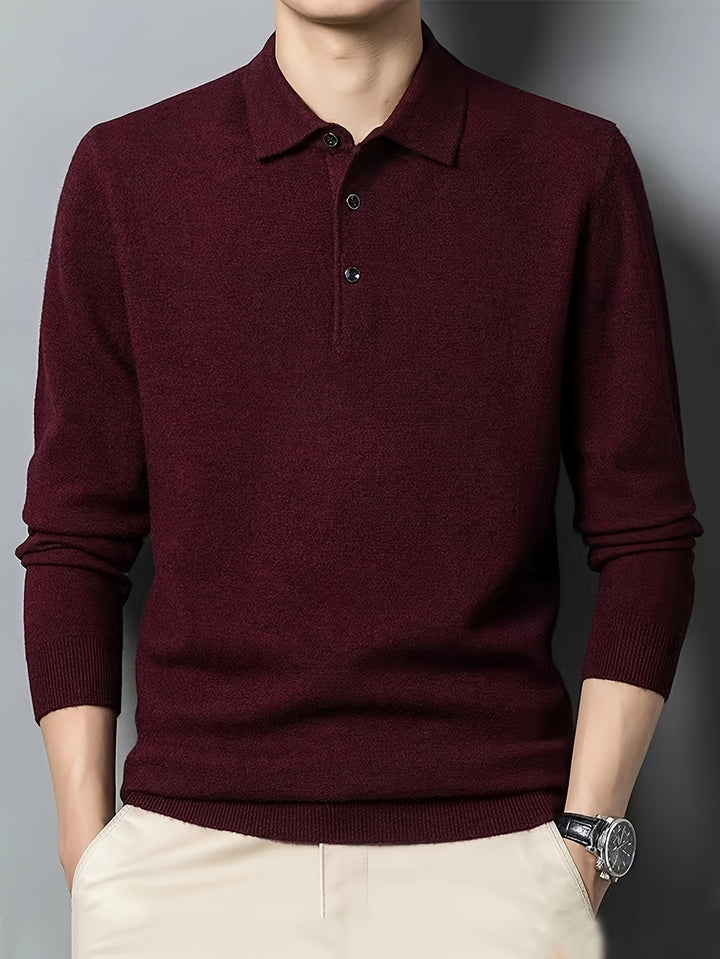 Alistair | Buttoned Collar Polo Shirt