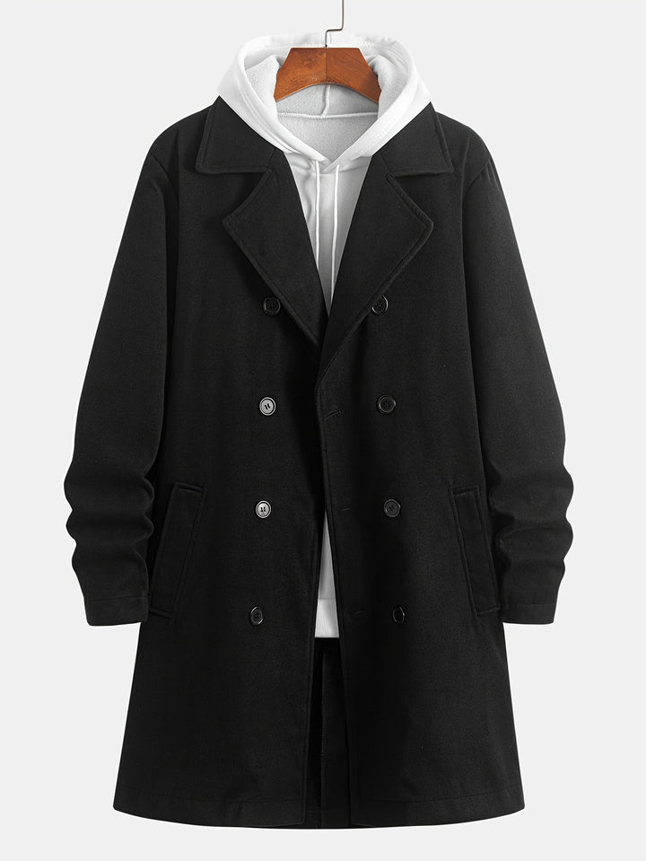 Reginald | Double-Breasted Tailored Overcoat