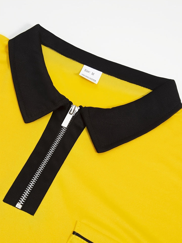 Fletcher | Refined Zip-Collar Polo Shirt