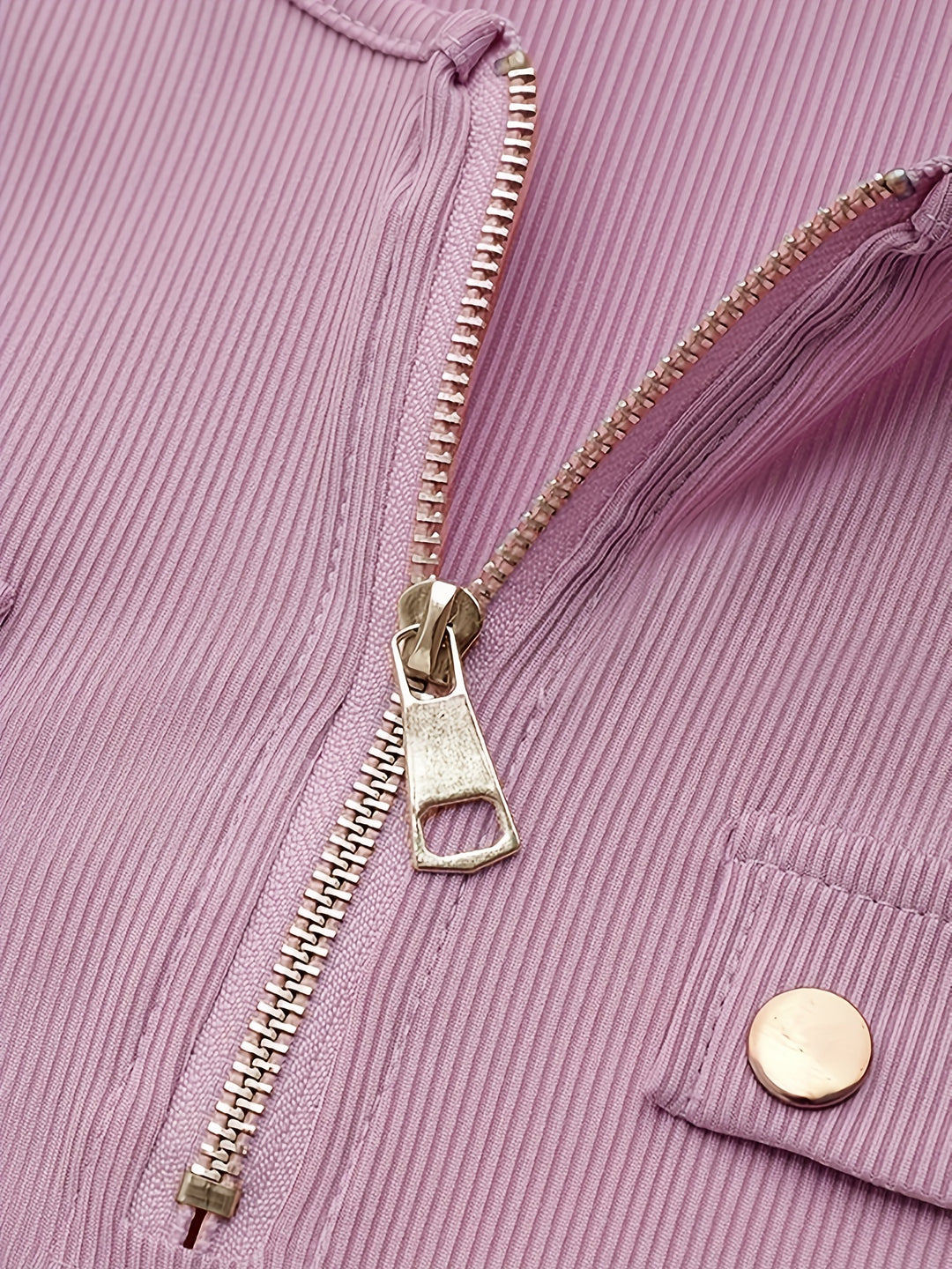 Blythe | Ribbed Zip-Front Top