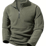 Foster | Stand-Collar Half-Zip Pullover