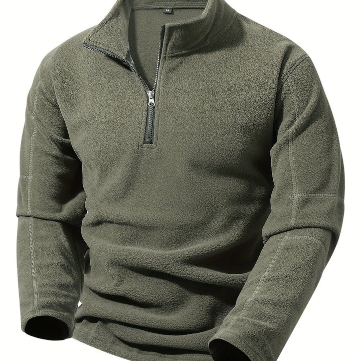 Foster | Stand-Collar Half-Zip Pullover