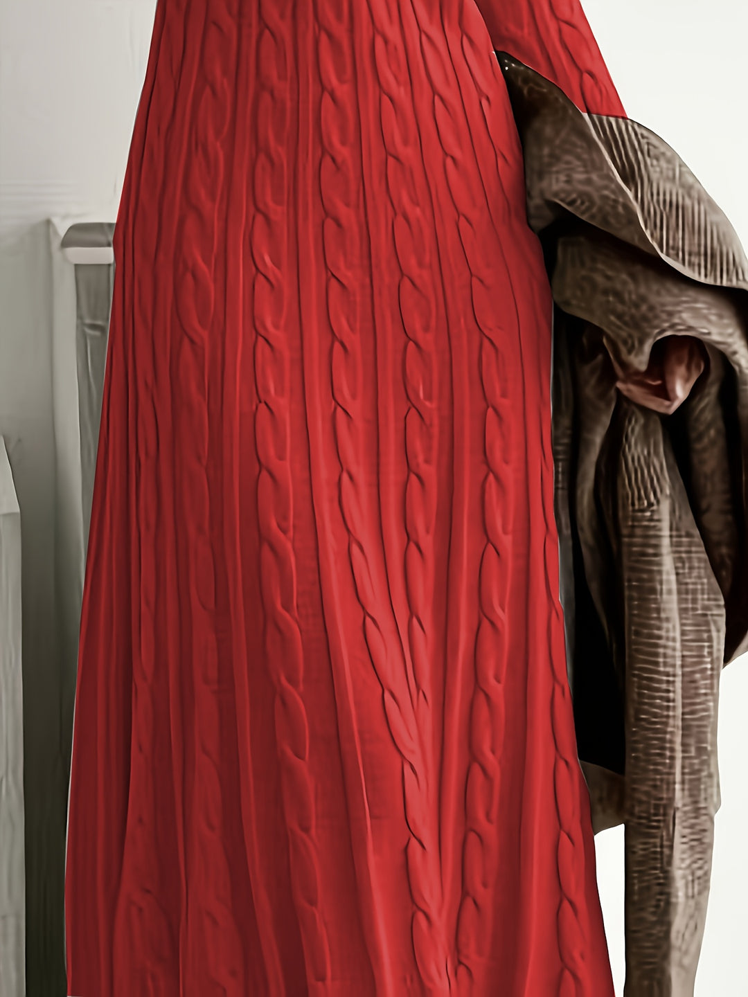 Gemma | Textured Knit Maxi Dress