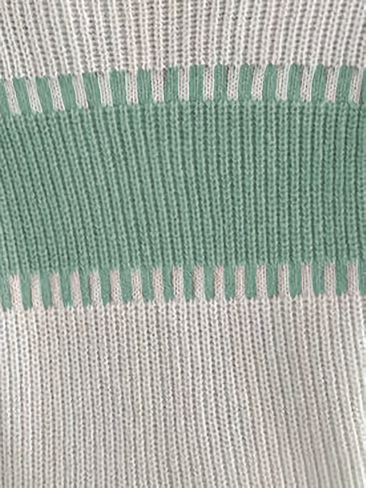Lorna | Colour-Block Striped Sweater