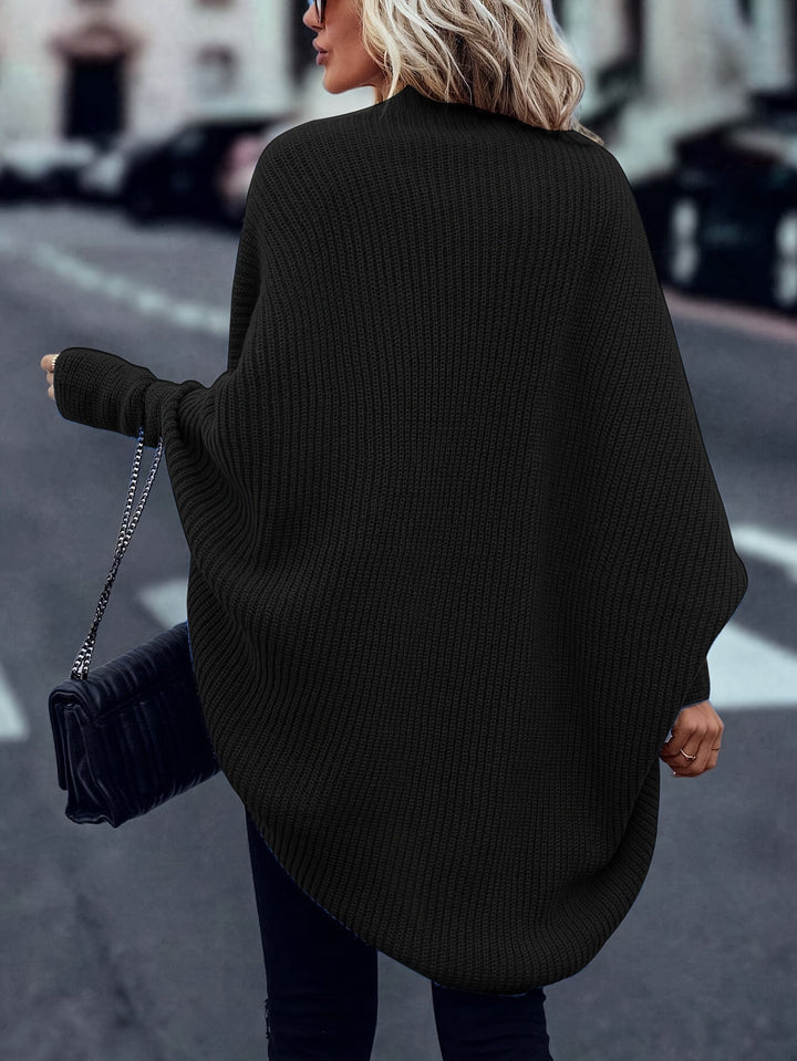 Vanessa | Christmas Draped Open-Front Cardigan