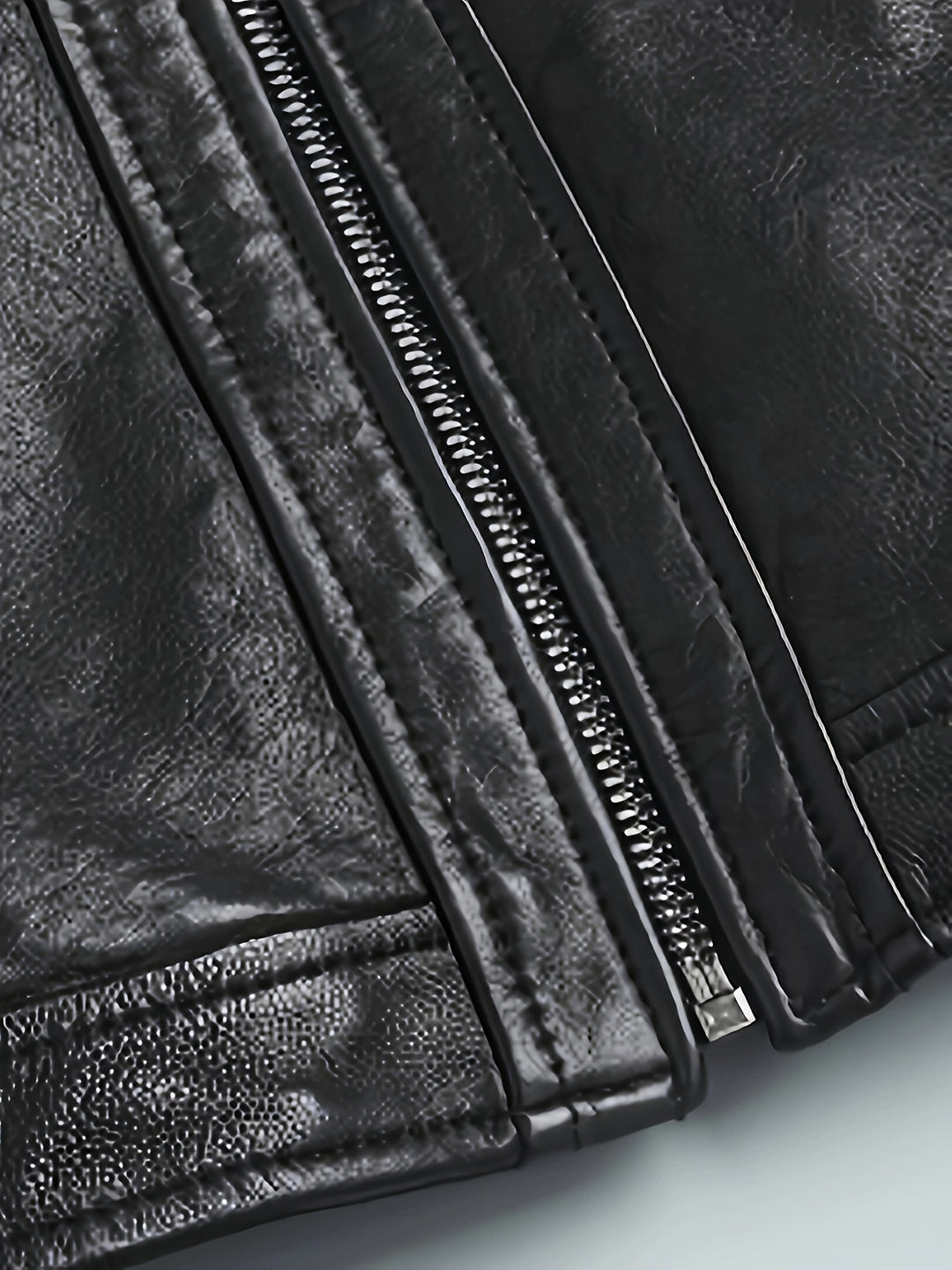Bruno | Classic Stand-Collar Moto Jacket