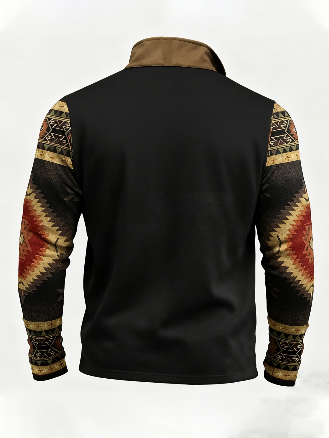 Wade | Southwest-Patterned Half-Zip Pullover
