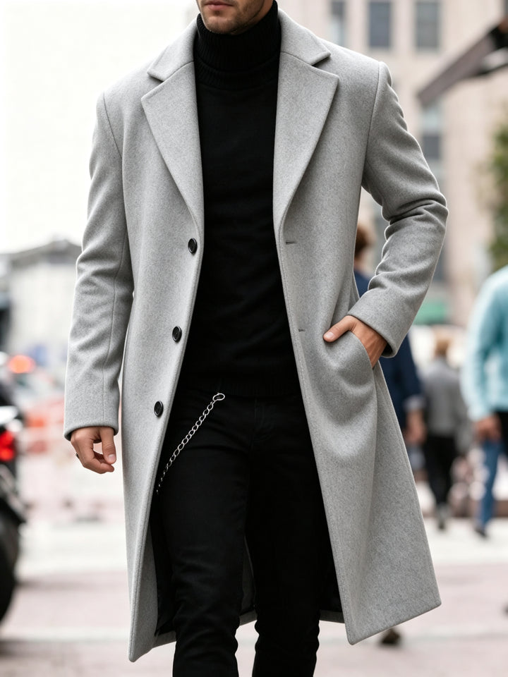 Nathanael | Tailored Longline Overcoat