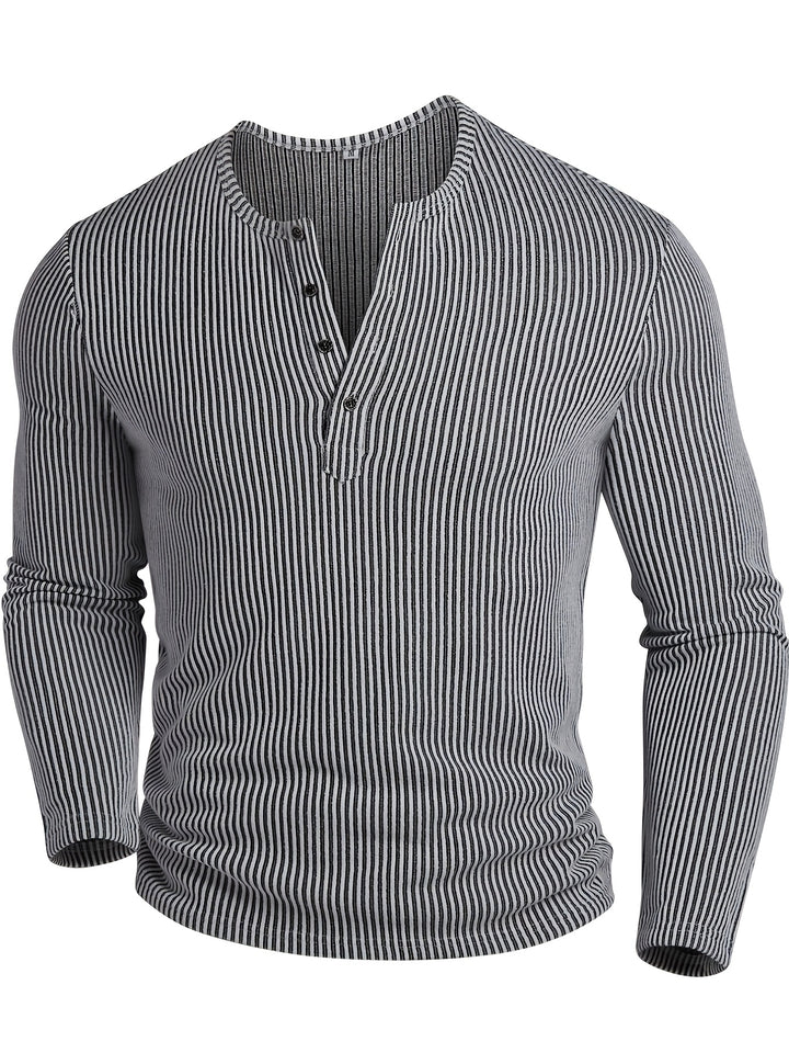Callahan | Ribbed Long-Sleeve Henley