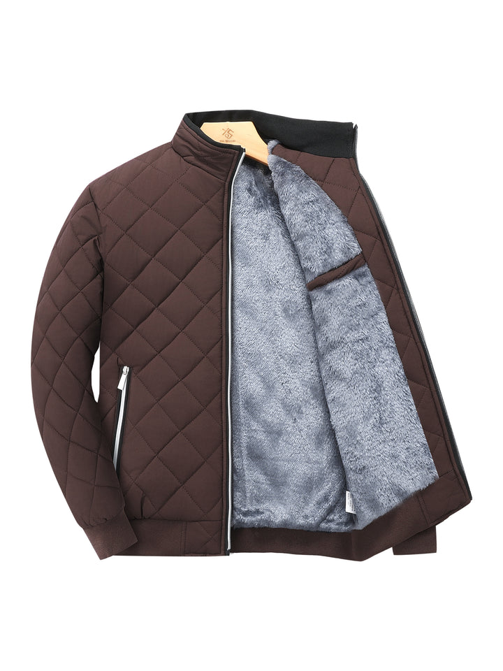 Winston | Quilted Fleece-Lined Bomber Jacket