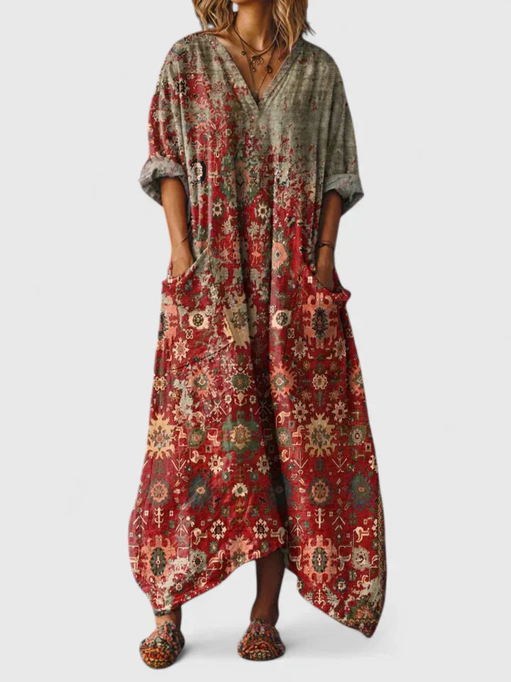 Aurora | Elegant Oversized Pocket Dress